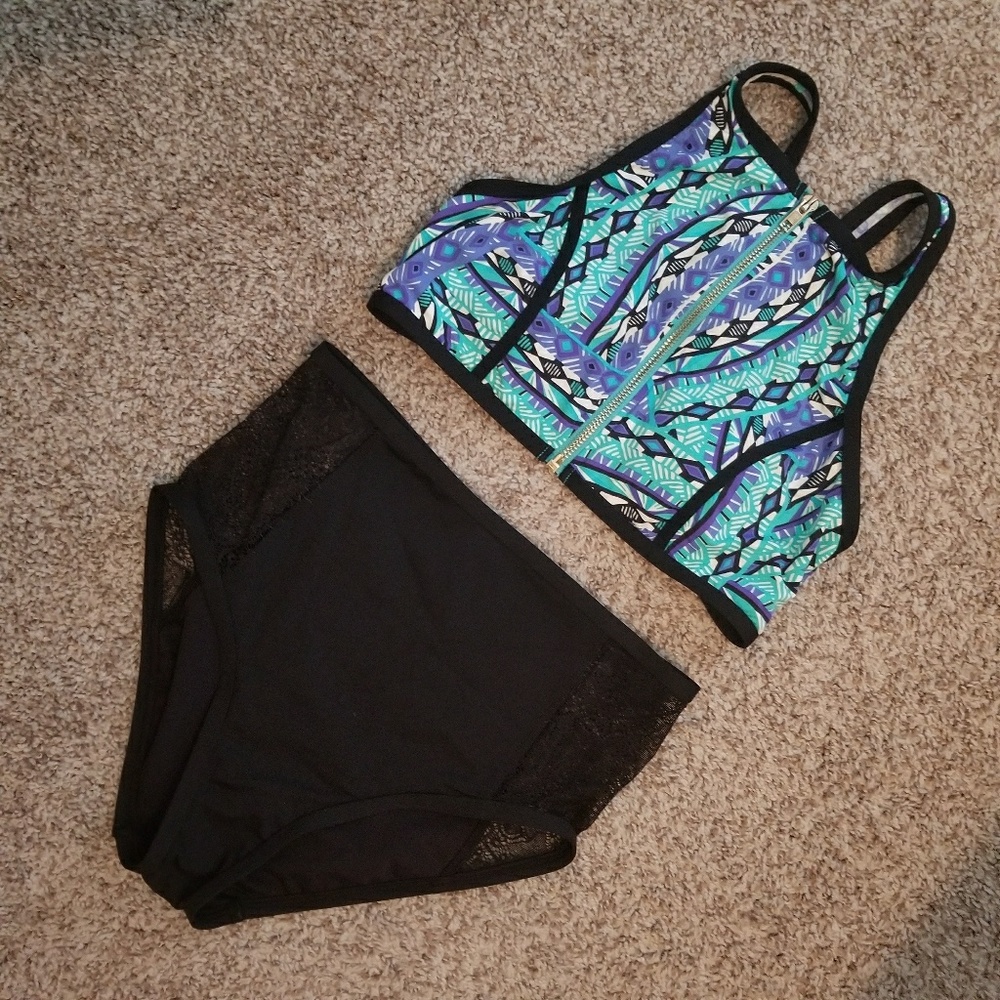 Kensie high waisted swimsuit